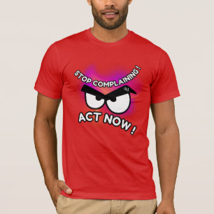 T-shirt : Agir maintenant (rouge)