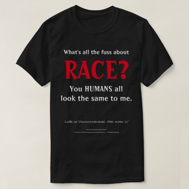 T-shirt Agitation au sujet de course (Design devant)