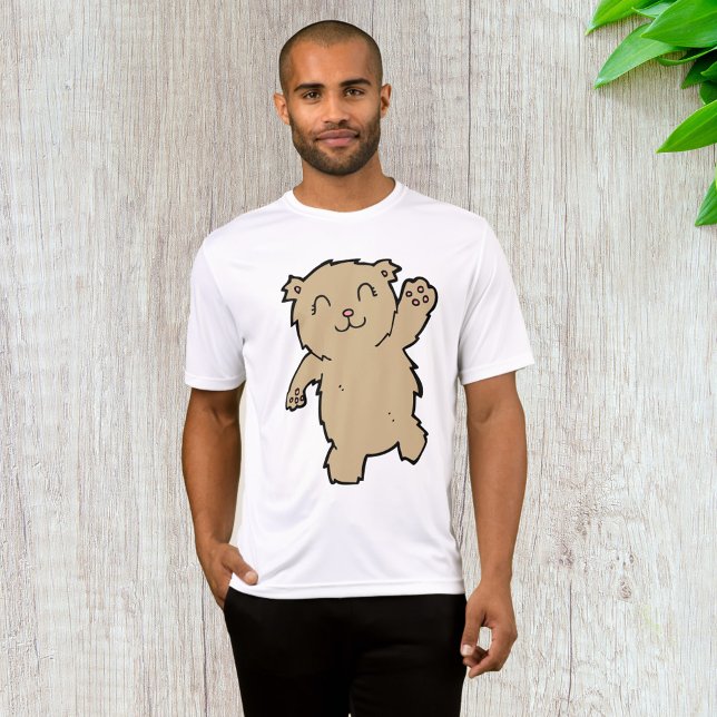T-shirt Agiter Adorable Ours Souriant (Créateur téléchargé)