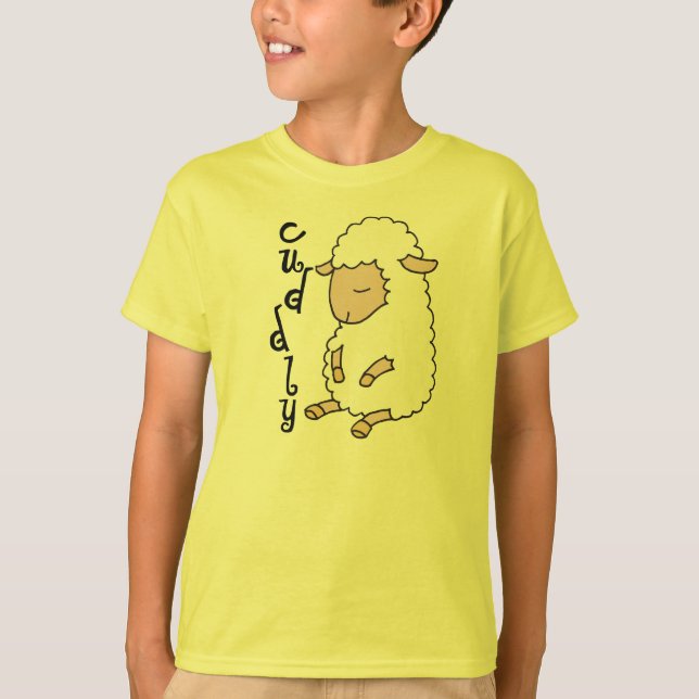 T-shirt Agneau câlin (Devant)