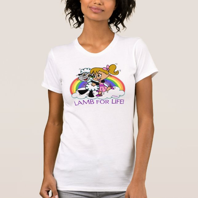 T-shirt Agneau pendant la vie ! (Devant)