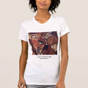 T-shirt Agonie (La Lutte De La Mort) Par Schiele Egon