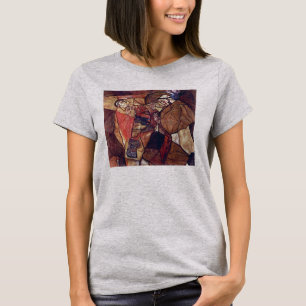 T-shirt Agonie, la lutte finale par Egon Schiele