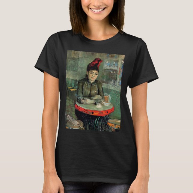 T-shirt Agostina Segatori, Café du Tambourin par Van Gogh (Devant)