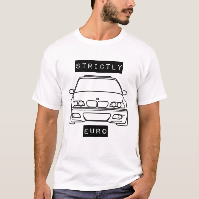 T-shirt Agrafe avant strictement euro de BMW e46 m3 (Devant)