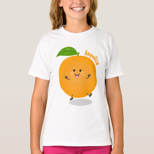 T-shirt Agréable agrumes d'orange (Devant)