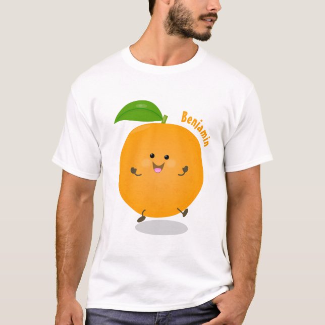 T-shirt Agréable agrumes d'orange (Devant)