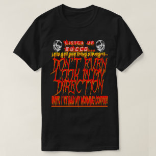 T-shirt agressif de l'amoureux du café