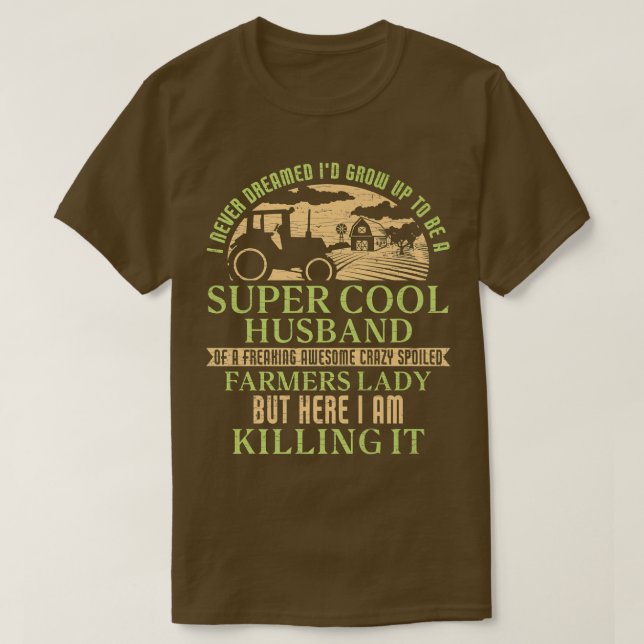 T-shirt Agriculteur agricole (Design devant)