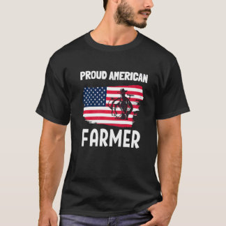 T-shirt Agriculteur américain