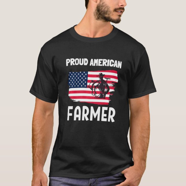T-shirt Agriculteur américain (Devant)
