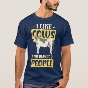 T-shirt Agriculteur Amoureux des animaux Agricole Vache dr