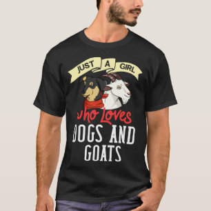 T-shirt Agriculteur De Chèvres Et Chiens