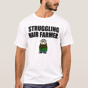 T-SHIRT AGRICULTEUR DE LUTTE DE CHEVEUX