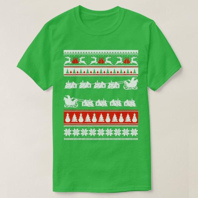 T-shirt Agriculteur de Noël (Design devant)