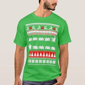 T-shirt Agriculteur de Noël