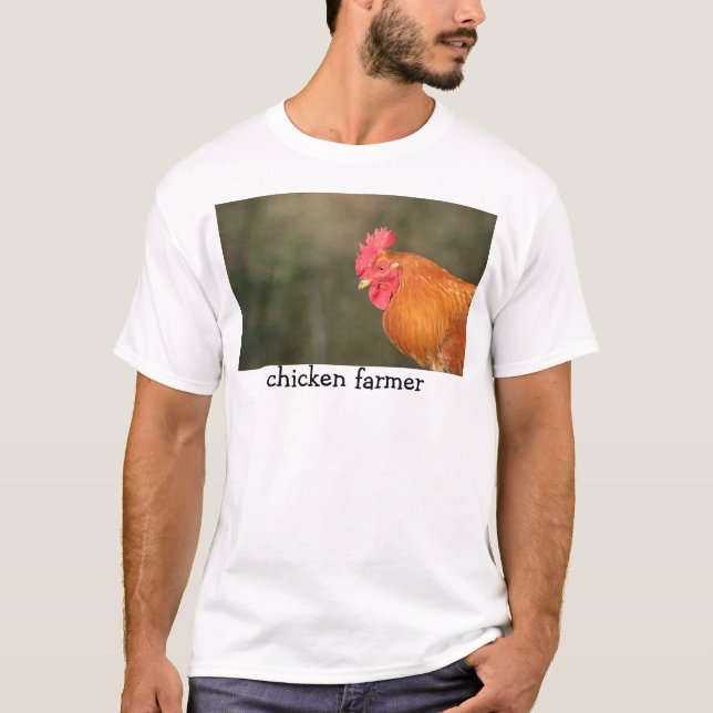 T-shirt Agriculteur de poulet (Devant)