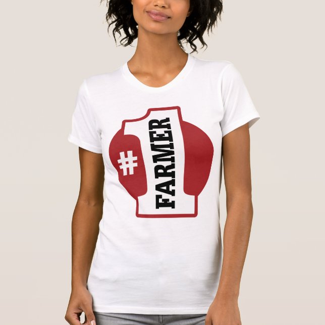 T-shirt Agriculteur du numéro 1 (Devant)