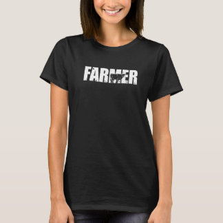 T-shirt Agriculteur Graphique Vache Agriculteur Agricultur