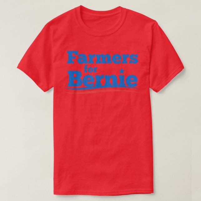 T-shirt Agriculteurs pour Bernie 2020  (Design devant)