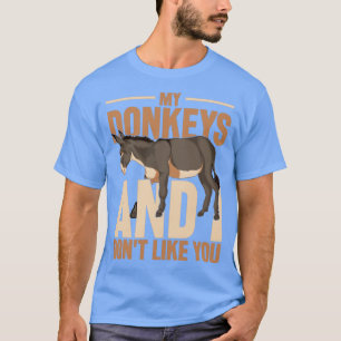 T-shirt Agriculture Amusante Fermier ferme Animal âne