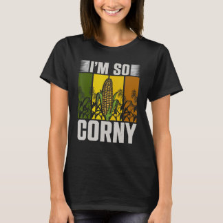 T-shirt Agriculture dans le blé de maïs Famme d'avoine de 