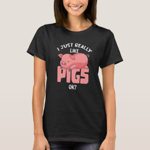 T-shirt Agriculture de cochon Animaux de ferme Animaux de 