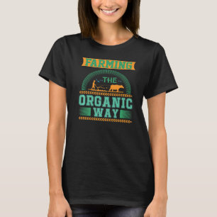 T-shirt Agriculture de la façon biologique Patriotique Loc