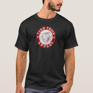 T-shirt Agritourisme Pommes fraîches Vintage Rétro