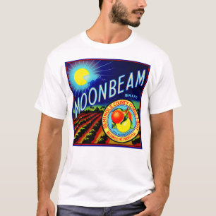 T-shirt agrume de marque de Moonbeam d'étiquette de caiss