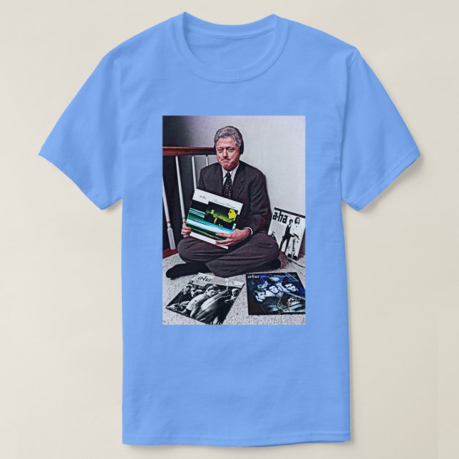 T-shirt AHa Bill Clinton Super Fan (Design devant)