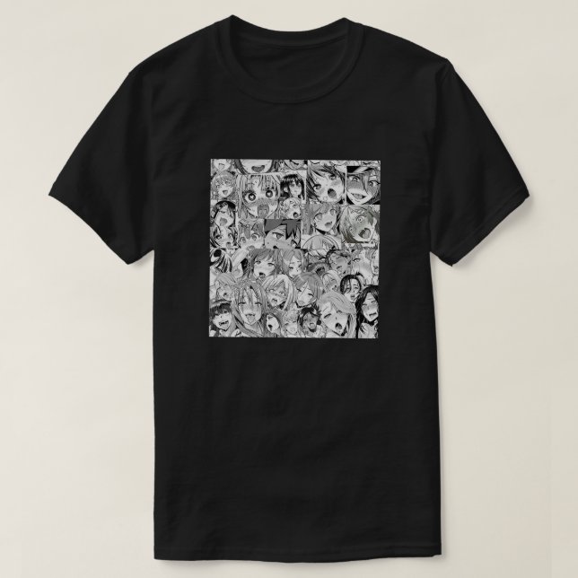 T-shirt Ahegao Otaku Anime Drioling Anime Weeb Lo (Design devant)