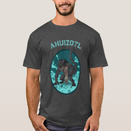 T-shirt Ahuizotl Water Guardian Art - Aztec Mythic Legend