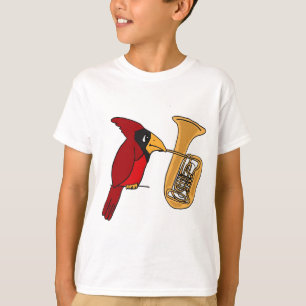 T-shirt AI cardinal jouant la chemise de tuba