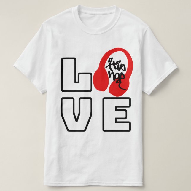 T-shirt Ai de l'amour pour Hiphop (Design devant)