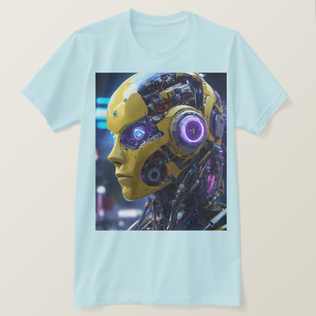 T-shirt AI Girl : Le futur fashionista (Design devant)