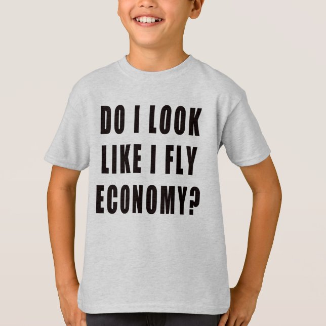 T-shirt Ai-Je L'Air De Voler L'Économie ? (Devant)