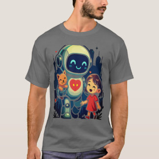 T-shirt AI & Robot Characters – Futuristic Design Collecti