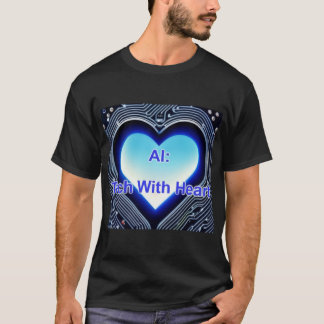 T-shirt AI: Tech with Heart Men's Black