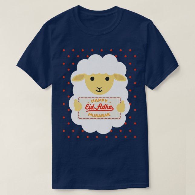 T-shirt Aïd Al Adha Aïd Moubarak Joyeux Aïd 50 (Design devant)