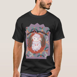 T-shirt Aïd Al-Adha en rose — Une touche artistique joyeus