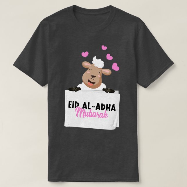 T-shirt Aïd Al Adha Moubarak Kareem Drôle Joyeux Aïd Adha  (Design devant)