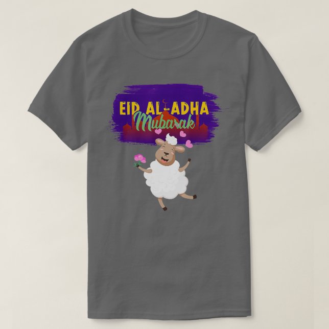 T-shirt Aïd Al Adha Moubarak Kareem Drôle Joyeux Aïd Adha  (Design devant)