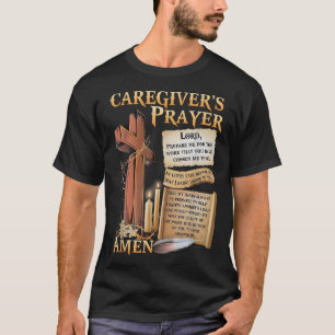 T-shirt Aidants de soins Prière Croix chrétienne Foi Espoi