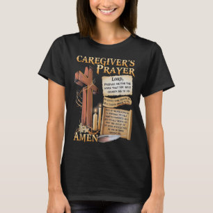 T-shirt Aidants de soins Prière Croix chrétienne Foi Espoi