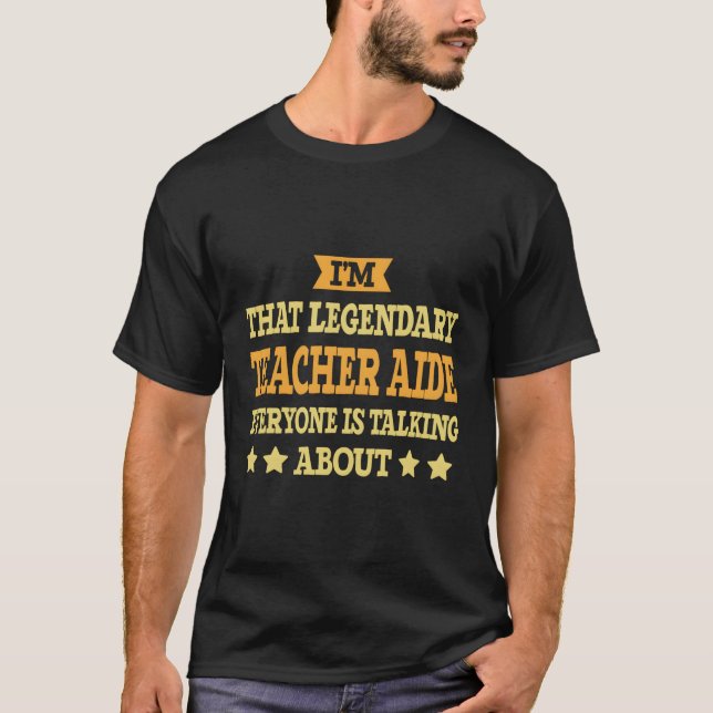 T-shirt Aide à l'enseignant Titre du travail Employé Trava (Devant)