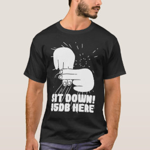 T-shirt Aide à l'ouïe Fierté sourde ASL langue des signes 