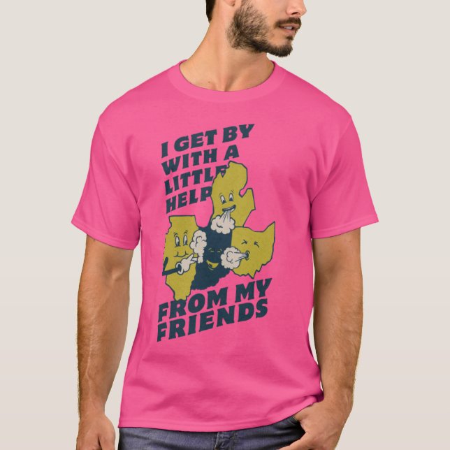 T-shirt Aide à une conception Hoosier (Devant)