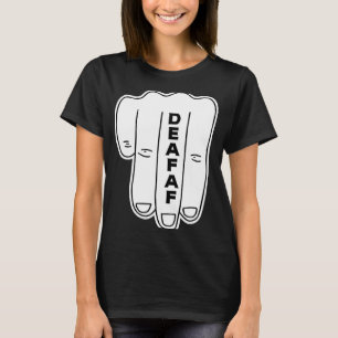 T-shirt Aide auditive Fierté sourde ASL langue des signes