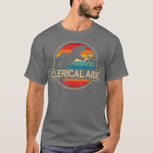 T-shirt Aide de bureau Dinosaur